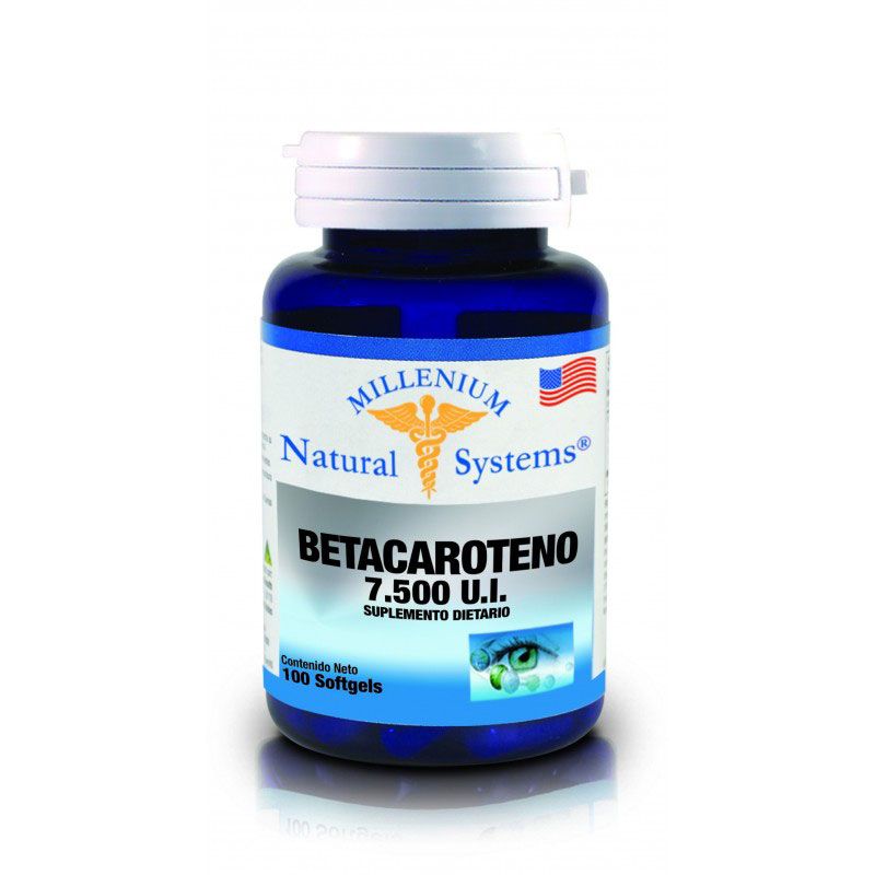 Betacaroteno 7500UI 100 Softgels