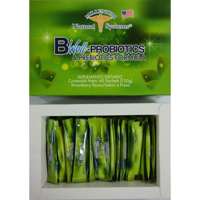 Bwell Probióticos y Prebióticos Formula 60 Sachets
