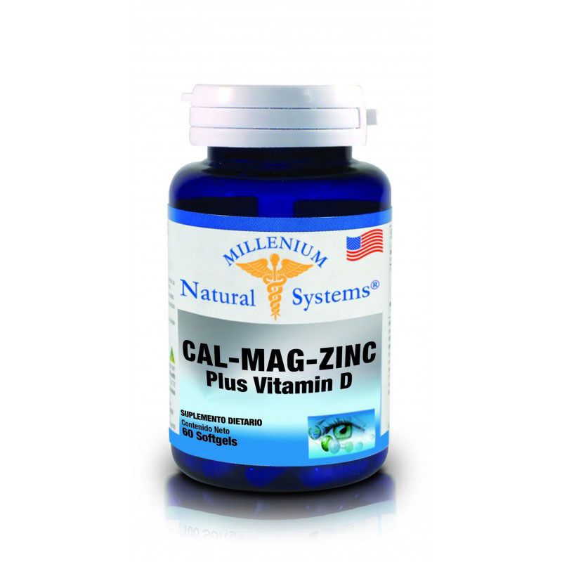 Cal Mag Zinc Plus Vit D 60 Softgels