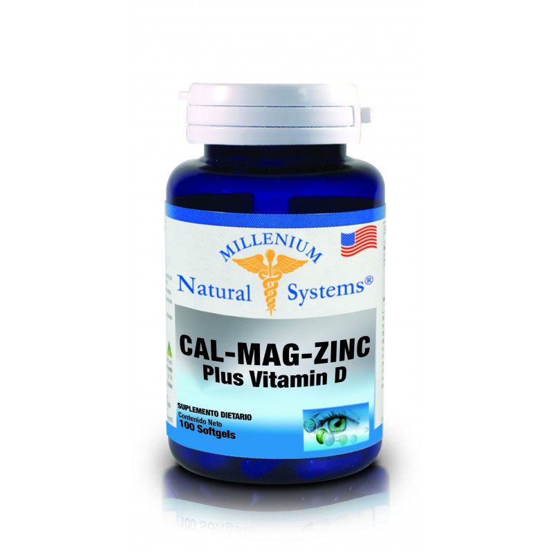 Cal Mag Zinc Plus Vit D 100 Softgels