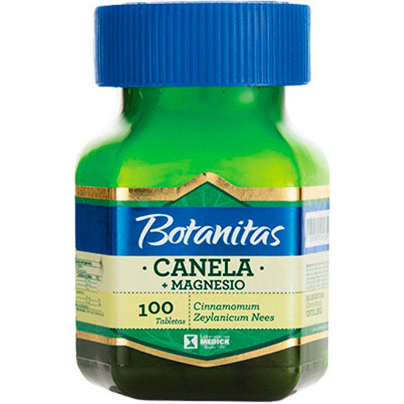 Canela y Magnesio 100 Tabletas