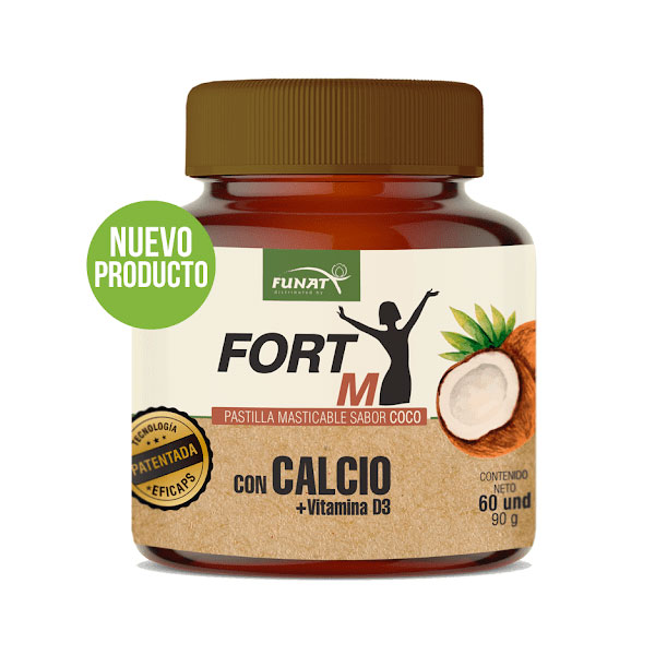 Fort M con Calcio + Vitamina D3 60 unidades - Image 2