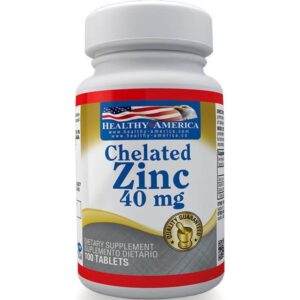 Chelated Zinc 40 Mg x 100 Tabletas