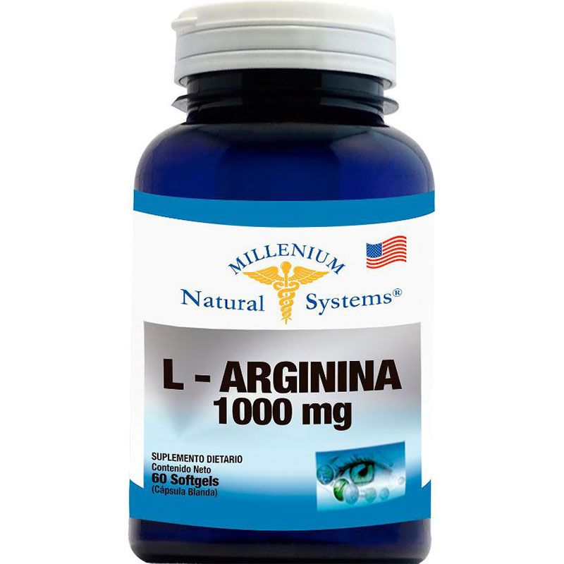 L Arginina 1000Mg 60 Softgels