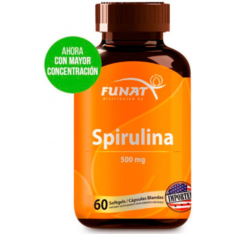 SPIRULINA 500 mg x 60 CAPSULAS