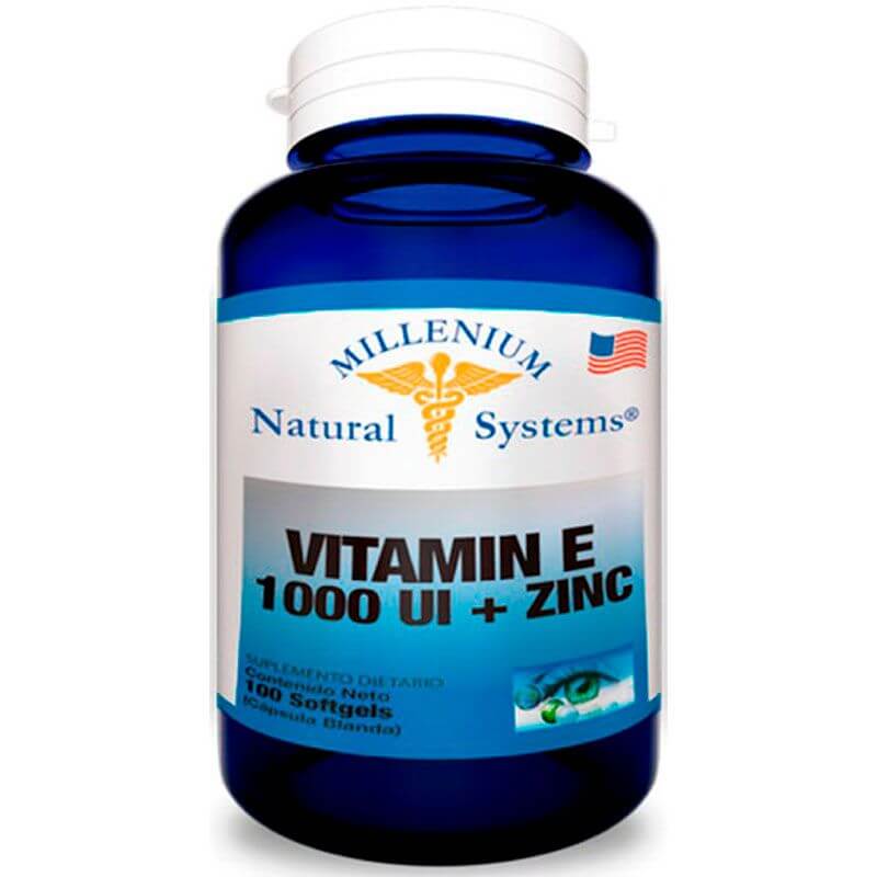 Vitamina E 1.000 IU+Zinc 100 Softgels