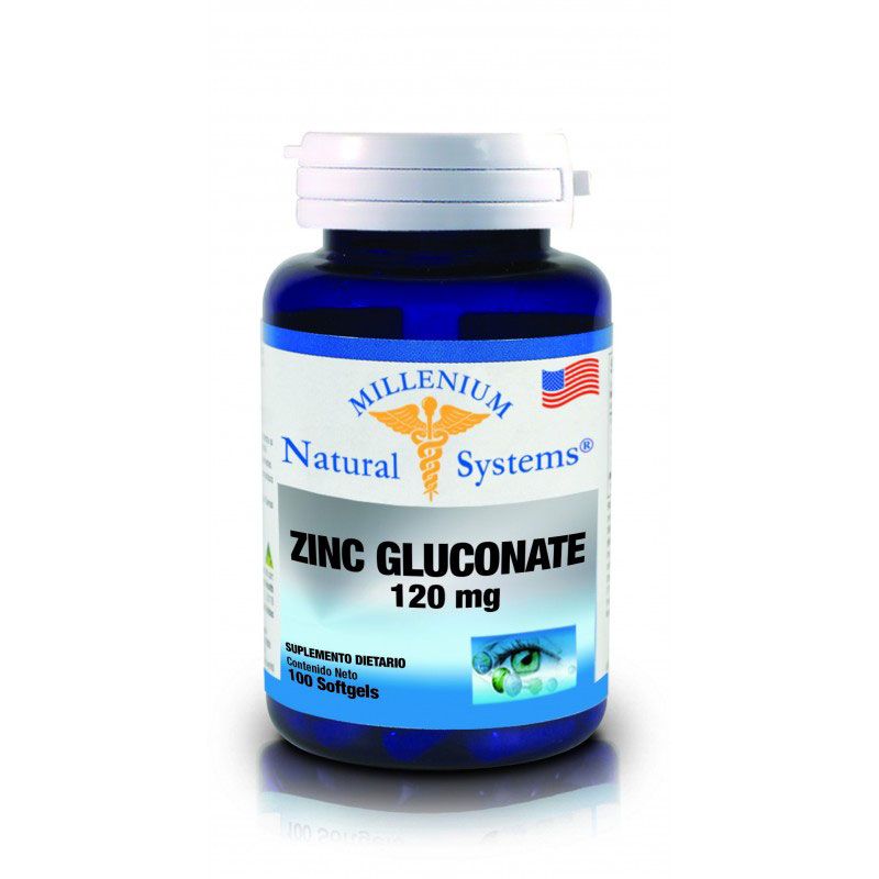 Zinc Gluconate 120Mg 100 Softgels