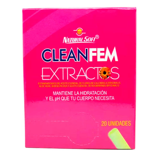 Cleanfem Barra Humectante De Calendula X 20 Unidades