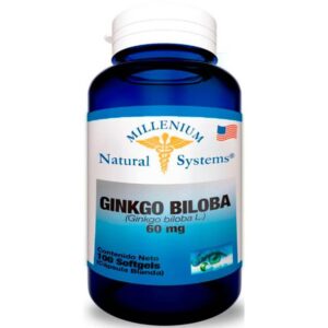 Ginkgo Biloba 60 Mg 100 Softgels