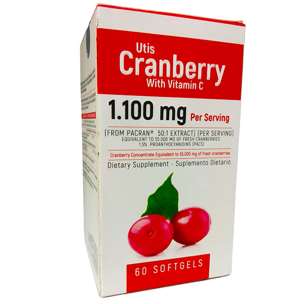 Utis Cranberry Con Vitm C X 60 De 1100 Mg Hea